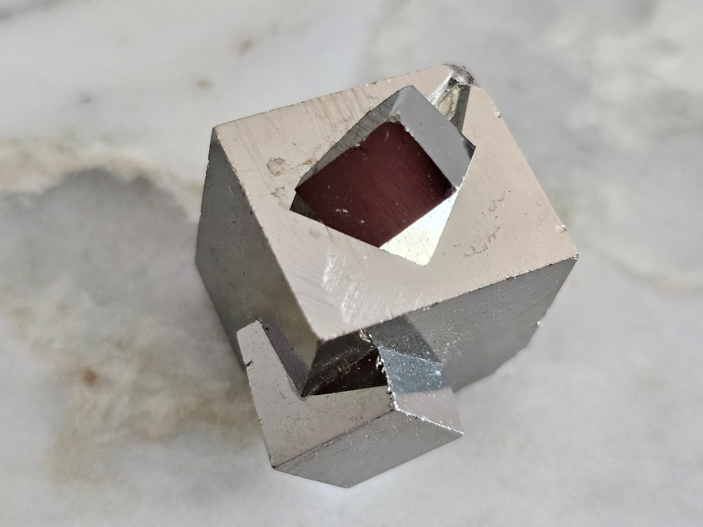 Pyrite cube